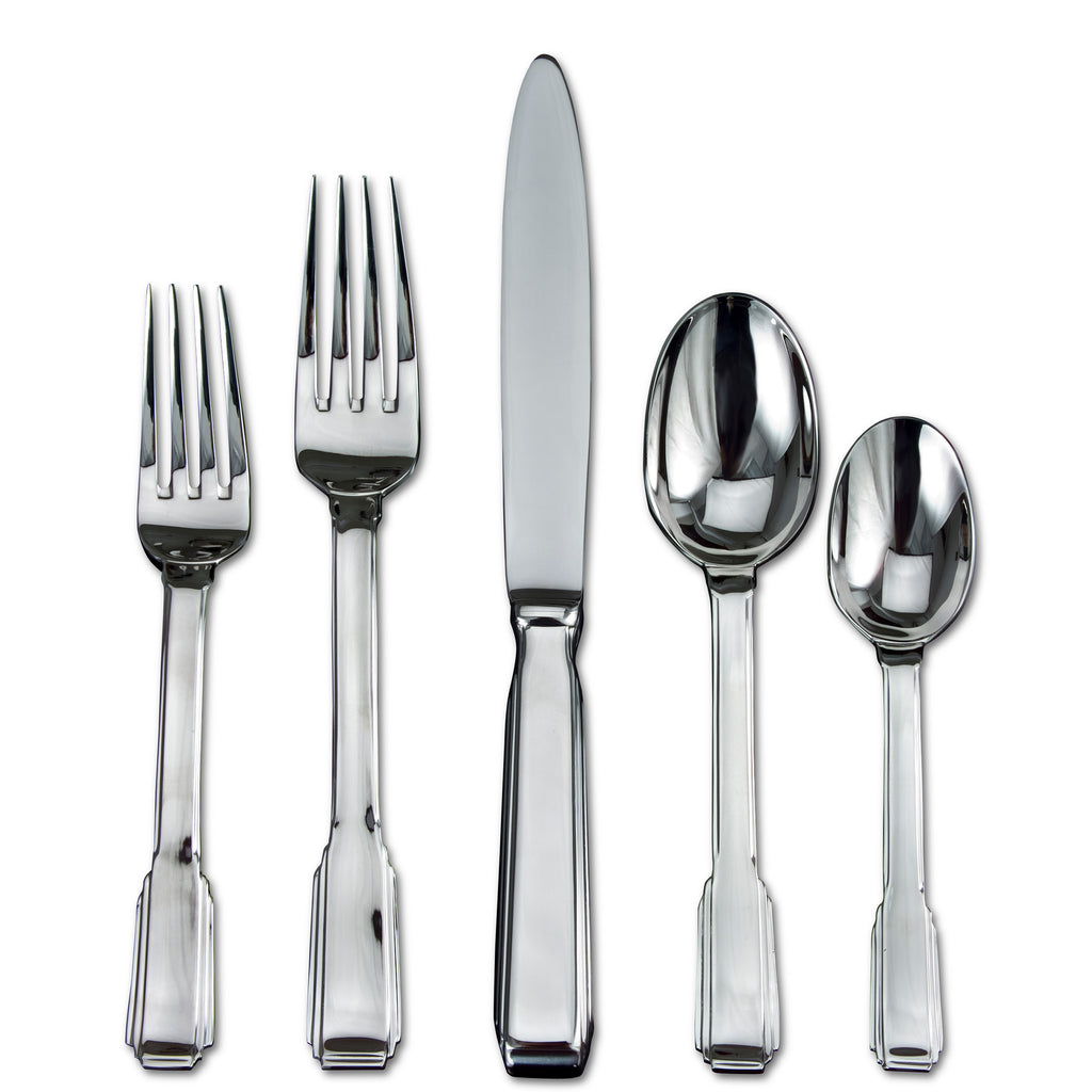 Art Deco Mirrored 18/10 Stainless Steel 20 Piece Flatware Set, Service for 4 Ricci Argentieri 18/10 Stainless Steel, 20 Piece Flatware Set, 20pc Service for Four, Art Deco, Mirrored, Mirrored Flatware Set, Mirrored Stainless, Ricci Art Deco, Ricci Flatware, Ricci Flatware Pattern, Service For 4, Silverware, Stainless, Stainless Steel, Stainless Steel Cutlery, Stainless Steel Flatware, Utensils