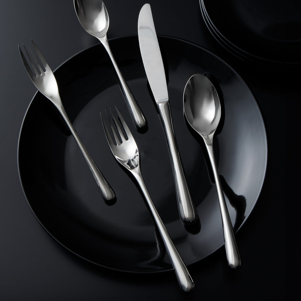 Pallone Mirrored 18/10 Stainless Steel 47 Piece Flatware Set, Service for 8 Ricci Argentieri 18/10 Stainless Steel, Hostess Set, Mirrored, Mirrored Flatware Set, Mirrored Stainless, Pallone, Ricci Flatware, Ricci Flatware Pattern, Ricci Pallone, Serveware, Silverware, Stainless, Stainless Steel, Stainless Steel Flatware, Utensils