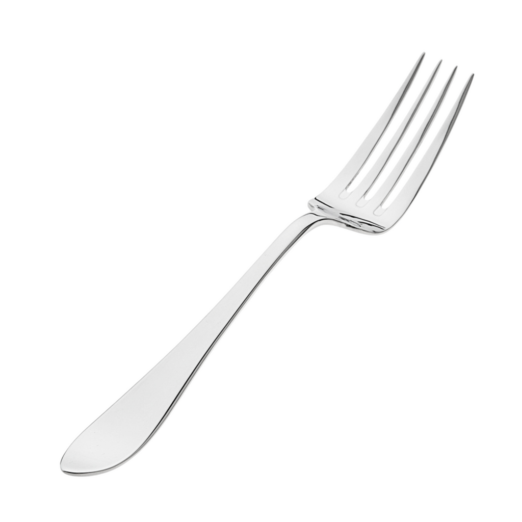 Contorno Mirrored 18/10 Stainless Steel Serving Fork Ricci Argentieri 18/10 Stainless Steel, Contorno, Mirrored, Mirrored Stainless, Ricci Contorno, Ricci Flatware, Ricci Flatware Pattern, Serveware, Serving Fork, Stainless, Stainless Steel, Stainless Steel Flatware, Utensils