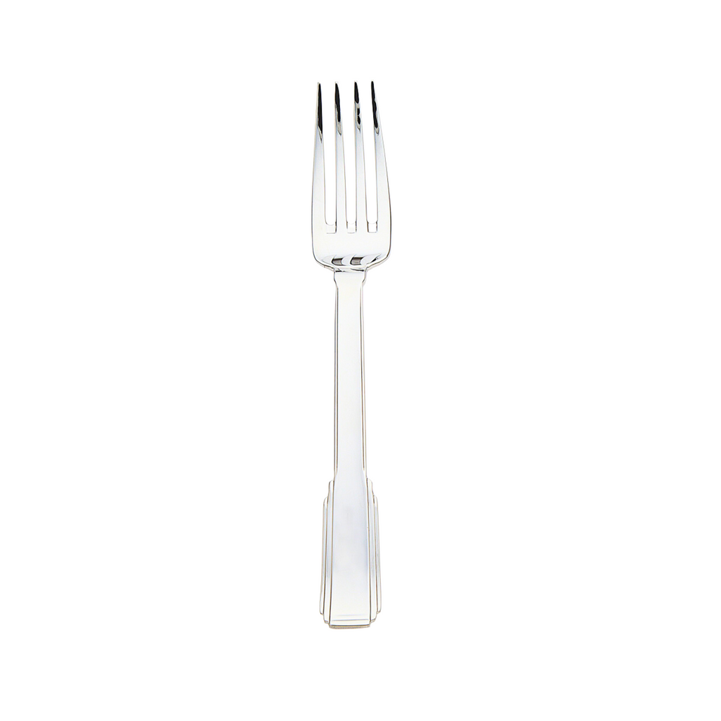 Art Deco Mirrored 18/10 Stainless Steel Serving Fork Ricci Argentieri 18/10 Stainless Steel, Art Deco, Mirrored, Mirrored Stainless, Ricci Art Deco, Ricci Flatware, Ricci Flatware Pattern, Serveware, Serving Fork, Stainless, Stainless Steel, Stainless Steel Flatware, Utensils