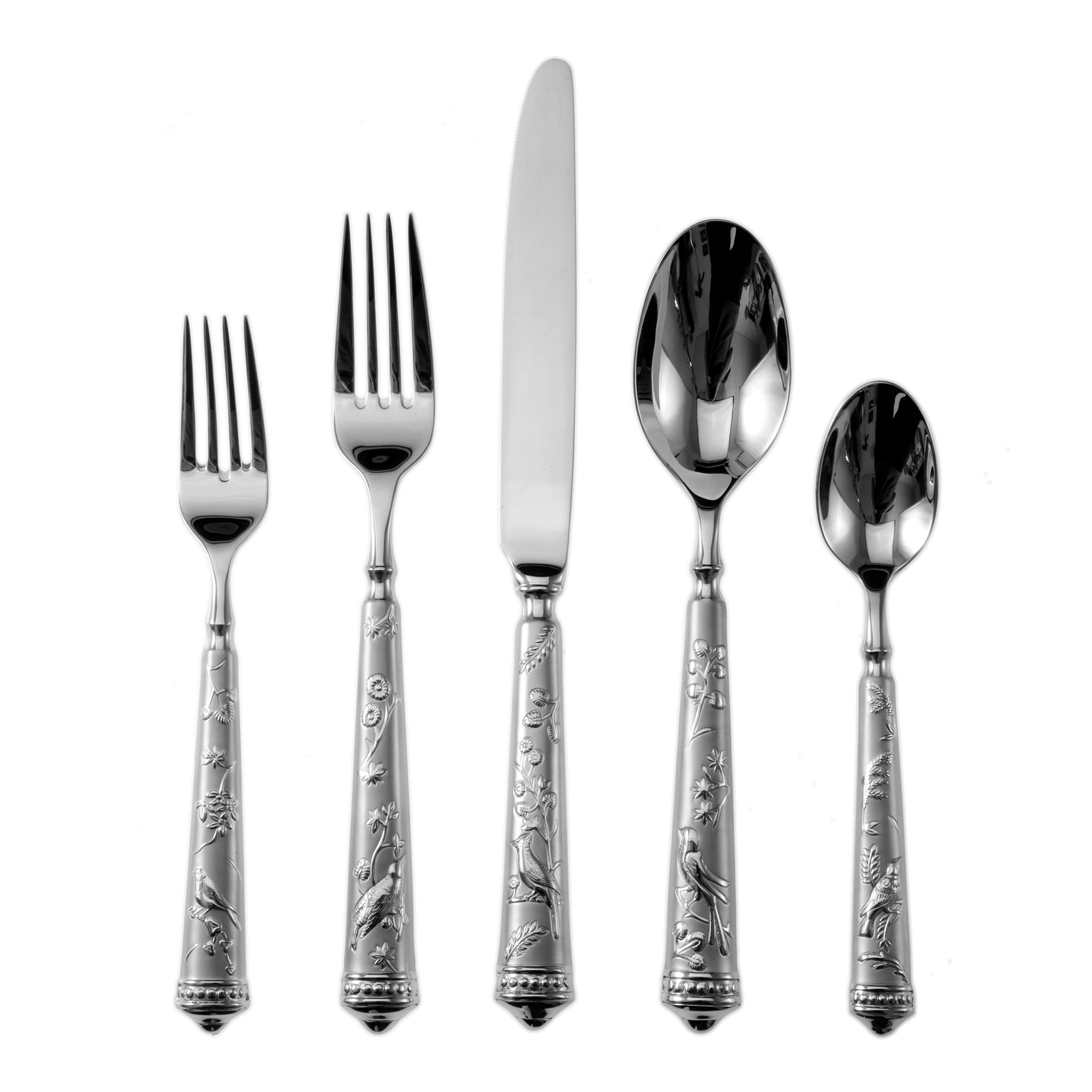 Bird Of Paradise Mirrored 18/10 Stainless Steel 20 Piece Flatware
