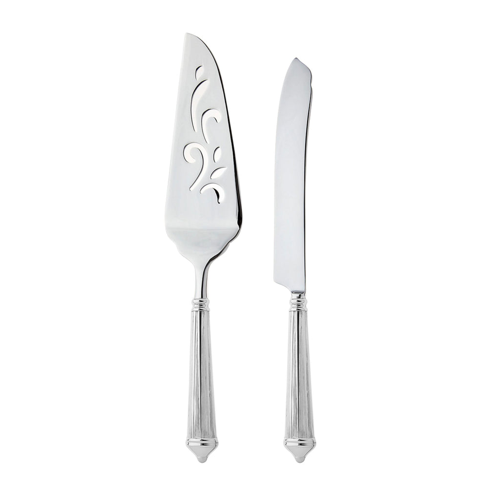 Rialto Mirrored 18/10 Stainless Steel Oversized 2 Piece Cake Serving Set Ricci Argentieri 18/10 Stainless Steel, Mirrored, Mirrored Stainless, Rialto, Ricci Flatware, Ricci Flatware Pattern, Ricci Rialto, Silverware, Stainless, Stainless Steel, Stainless Steel Flatware, Utensils