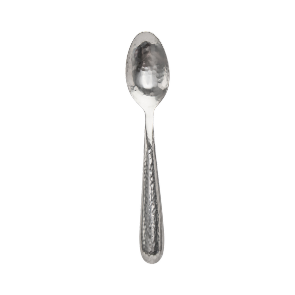 Florence Satin Hammered 18/10 Stainless Steel Serving Spoon Ricci Argentieri 18/10 Stainless Steel, Florence, Hammered, Open Stock, Ricci Flatware, Ricci Flatware Pattern, Ricci Florence, Satin, Satin Stainless, Silverware, Stainless, Stainless Steel, Stainless Steel Flatware, Utensils