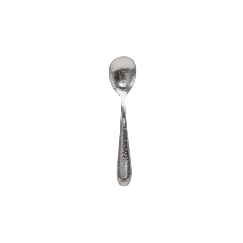 Florence Satin Hammered 18/10 Stainless Steel Sugar Spoon Ricci Argentieri 18/10 Stainless Steel, Florence, Hammered, Open Stock, Ricci Flatware, Ricci Flatware Pattern, Ricci Florence, Satin, Satin Stainless, Silverware, Stainless, Stainless Steel, Stainless Steel Flatware, Utensils