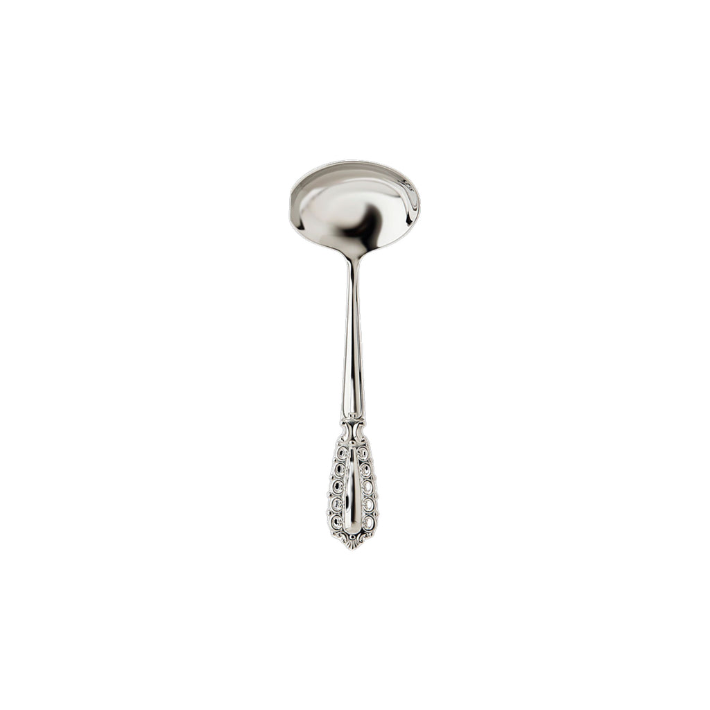 Villa D'este Mirrored 18/10 Stainless Steel Gravy Ladle Ricci Argentieri 18/10 Stainless Steel, Gravy Ladle, Ladle, Mirrored, Mirrored Stainless, Ricci Flatware, Ricci Flatware Pattern, Serveware, Silverware, Stainless, Stainless Steel, Stainless Steel Flatware, Utensils