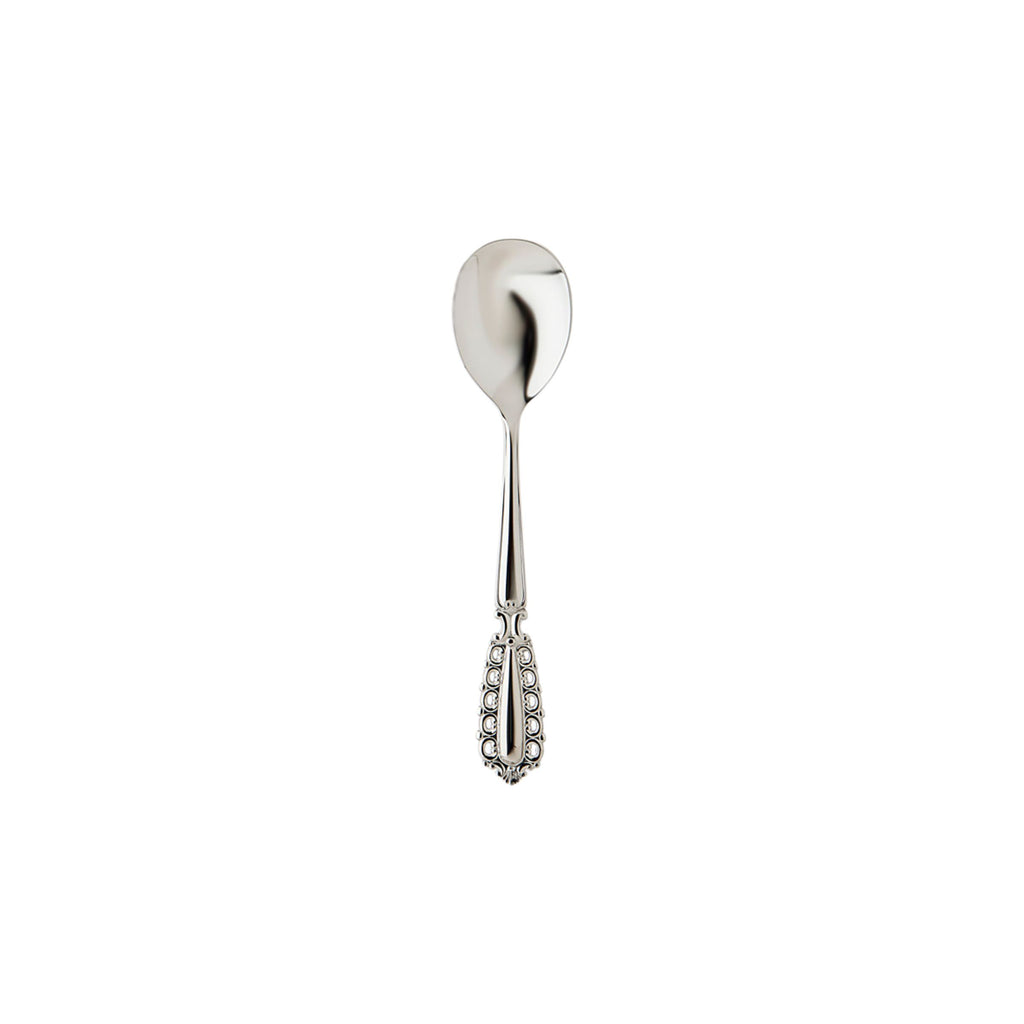 Villa D'este Mirrored 18/10 Stainless Steel Sugar Spoon Ricci Argentieri 18/10 Stainless Steel, Mirrored, Mirrored Stainless, Ricci Flatware, Ricci Flatware Pattern, Ricci Villa D'este, Silverware, Stainless, Stainless Steel, Stainless Steel Flatware, Sugar Spoon, Utensils, Villa D'este