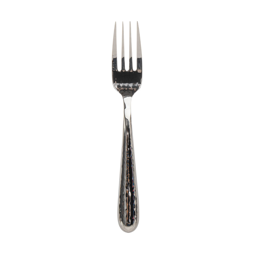 Florence Mirrored Hammered 18/10 Stainless Steel Serving Fork Ricci Argentieri 18/10 Stainless Steel, Florence, Hammered, Mirrored, Mirrored Stainless, Open Stock, Ricci Flatware, Ricci Flatware Pattern, Ricci Florence, Serving Fork, Silverware, Stainless, Stainless Steel, Stainless Steel Flatware, Utensils