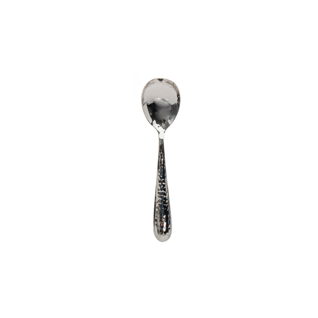 Florence Mirrored Hammered 18/10 Stainless Steel Sugar Spoon Ricci Argentieri 18/10 Stainless Steel, Florence, Hammered, Mirrored, Mirrored Stainless, Open Stock, Ricci Flatware, Ricci Flatware Pattern, Ricci Florence, Silverware, Stainless, Stainless Steel, Stainless Steel Flatware, Sugar Spoon, Utensils