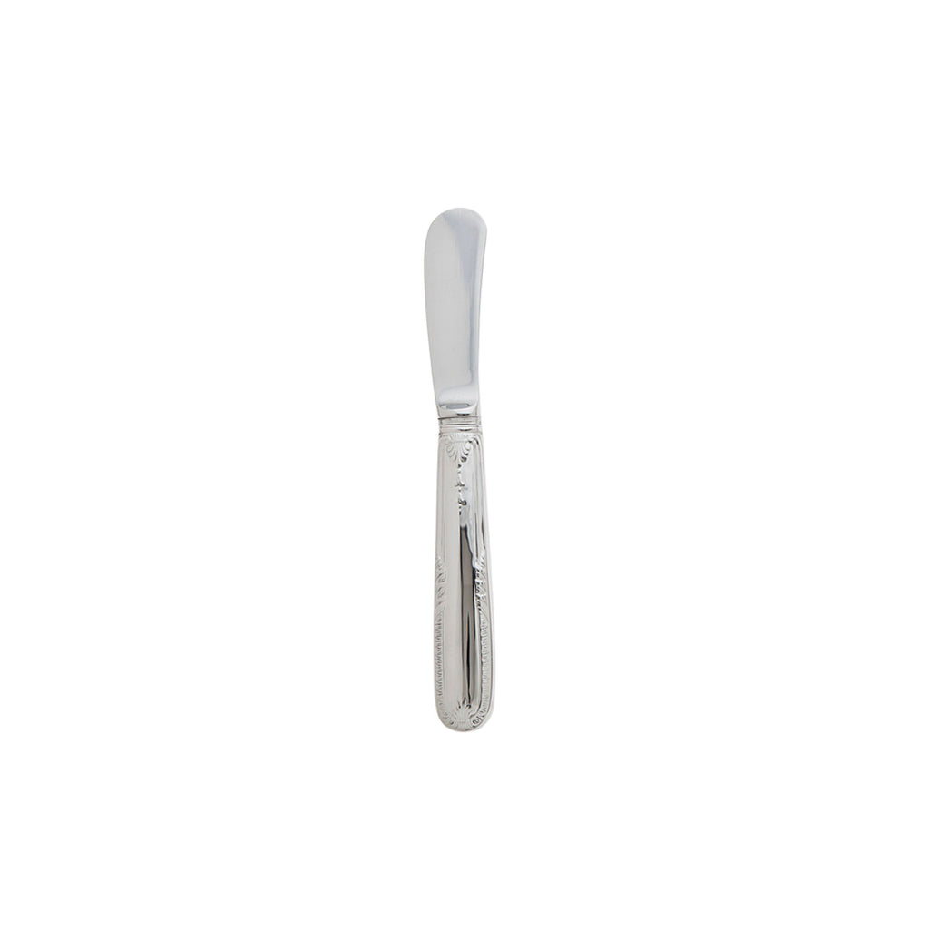 Impero Mirrored 18/10 Stainless Steel Butter Spreader Ricci Argentieri 18/10 Stainless Steel, Butter Knife, Butter Spreader, Impero, Mirrored, Mirrored Stainless, Ricci Flatware, Ricci Flatware Pattern, Ricci Impero, Silverware, Spreader, Stainless, Stainless Steel, Stainless Steel Flatware, Utensils