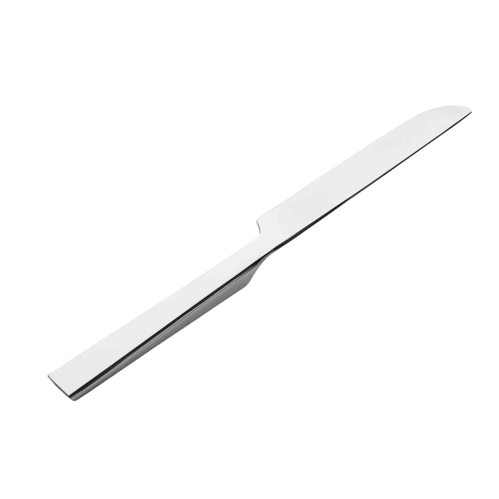 Hover Mirrored 18/10 Stainless Steel Dinner Knife Ricci Argentieri 18/10 Stainless Steel, Hover, Mirrored, Mirrored Stainless, Open Stock, Ricci Flatware, Ricci Flatware Pattern, Ricci Hover, Silverware, Stainless, Stainless Steel, Stainless Steel Cutlery, Stainless Steel Flatware, Utensils