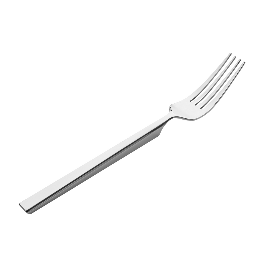 Hover Mirrored 18/10 Stainless Steel Dinner Fork Ricci Argentieri 18/10 Stainless Steel, Hover, Mirrored, Mirrored Stainless, Ricci Flatware, Ricci Flatware Pattern, Ricci Hover, Silverware, Stainless, Stainless Steel, Stainless Steel Flatware, Utensils