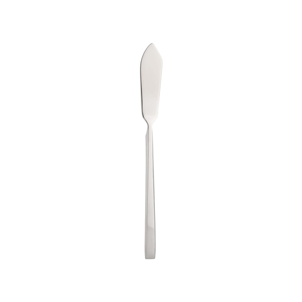 Hover Mirrored 18/10 Stainless Steel Butter Spreader Ricci Argentieri 18/10 Stainless Steel, Hover, Mirrored, Mirrored Stainless, Open Stock, Ricci Flatware, Ricci Flatware Pattern, Ricci Hover, Serveware, Silverware, Stainless, Stainless Steel, Stainless Steel Flatware, Utensils