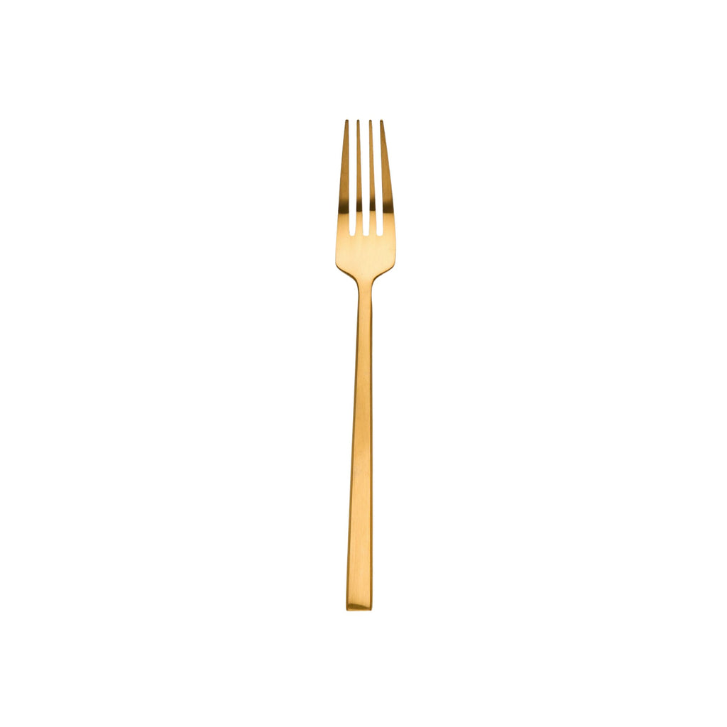 Hover Matte Gold 18/10 Stainless Steel Salad Fork Ricci Argentieri 18/10 Stainless Steel, Gold, Gold Flatware, Hover, Matte, Open Stock, Ricci Flatware, Ricci Flatware Pattern, Ricci Hover, Silverware, Stainless, Stainless Steel, Stainless Steel Flatware, Utensils