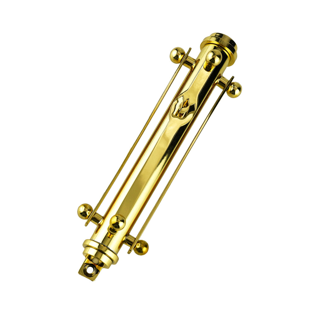 Suspension Gold Stainless Steel Mezuzah Ricci Argentieri 18/10 Stainless Steel, Gold, Judaica, Mezuzah, Ricci Suspension, Stainless, Stainless Steel, Suspension, Suspension Mezuzah