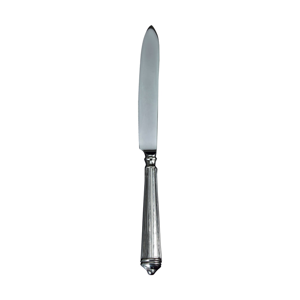 Rialto Mirrored 18/10 Stainless Steel Dinner Knife Ricci Argentieri 18/10 Stainless Steel, Mirrored, Mirrored Stainless, Open Stock, Rialto, Ricci Flatware, Ricci Flatware Pattern, Ricci Rialto, Silverware, Stainless, Stainless Steel, Stainless Steel Flatware, Utensils