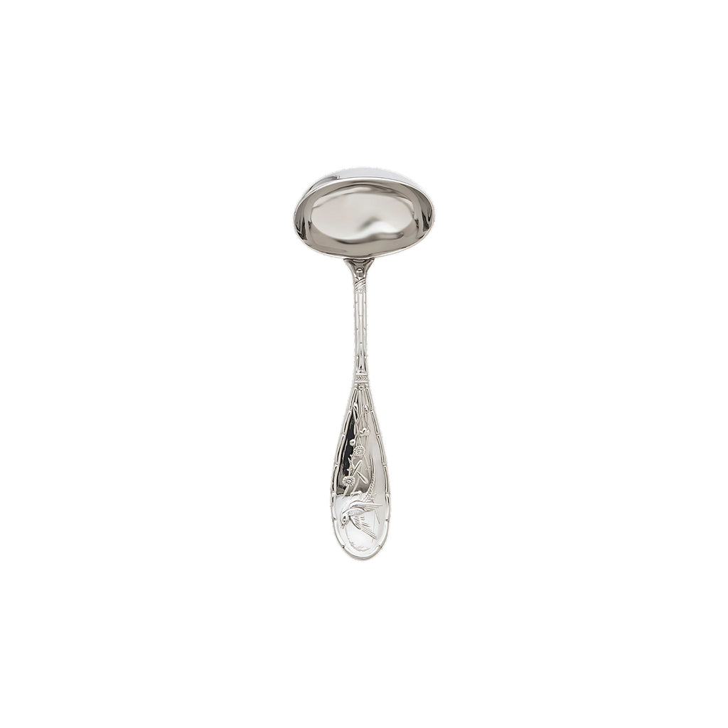 Japanese Bird Mirrored 18/10 Stainless Steel Gravy Ladle Ricci Argentieri 18/10 Stainless Steel, Gravy Ladle, Japanese Bird, Ladle, Mirrored, Open Stock, Ricci Flatware, Ricci Flatware Pattern, Ricci Japanese Bird, Serveware, Silverware, Stainless, Stainless Steel, Utensils