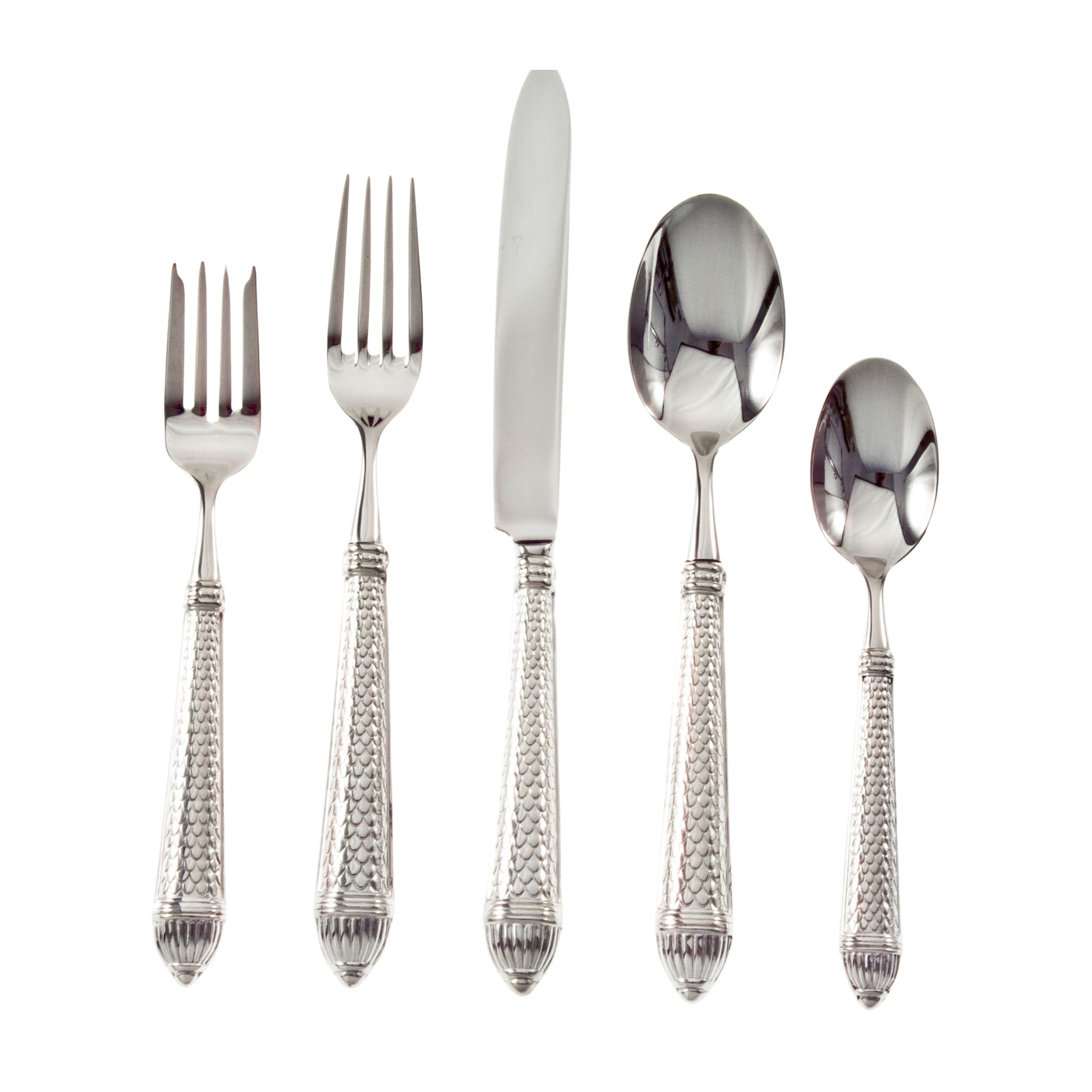 Raffaello Mirrored 18/10 Stainless Steel 5 Piece Flatware Set
