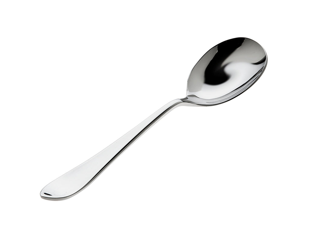 Contorno Mirrored 18/10 Stainless Steel Sugar Spoon Ricci Argentieri 18/10 Stainless Steel, Mirrored, Mirrored Stainless, Ricci Contorno, Ricci Flatware, Ricci Flatware Pattern, Serveware, Stainless, Stainless Steel, Stainless Steel Flatware, Sugar Spoon